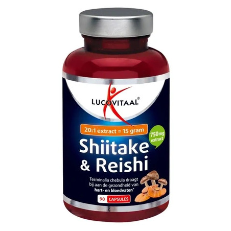 Lucovitaal Shiitake & Reishi 90 Capsules