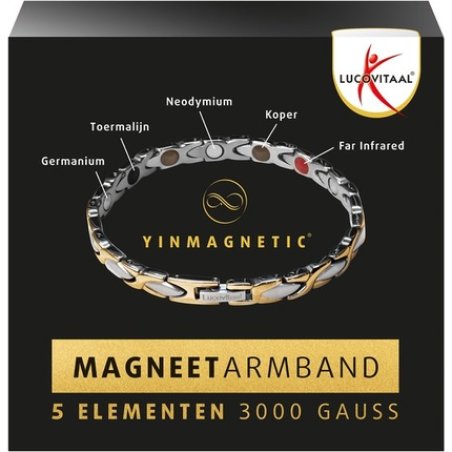 Lucovitaal Yinmagnetic Magnetic Bracelet Bicolor