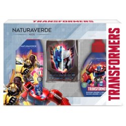 Naturaverde Transformers Box Set With Shower Gel Soap And Backpack