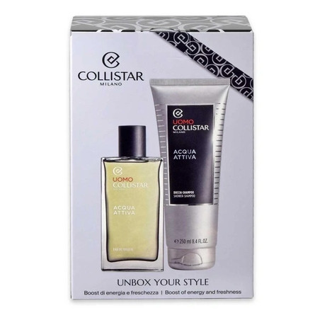 Set Collistar Uomo Unbox Your Style Acqua Attiva 100ml Shampoo 250ml