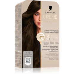 Schwarzkopf Creme Supreme Permanent Hair Dye Color 40 Natural Brown 60 Ml