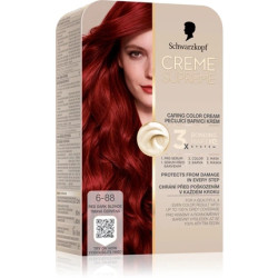 Schwarzkopf Creme Supreme Permanent Hair Dye Color 688 Red Dark Blonde 60 Ml