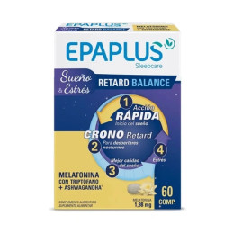 Epaplus Sleepcare Retard Balance Sleep And Stress 60 Tablets