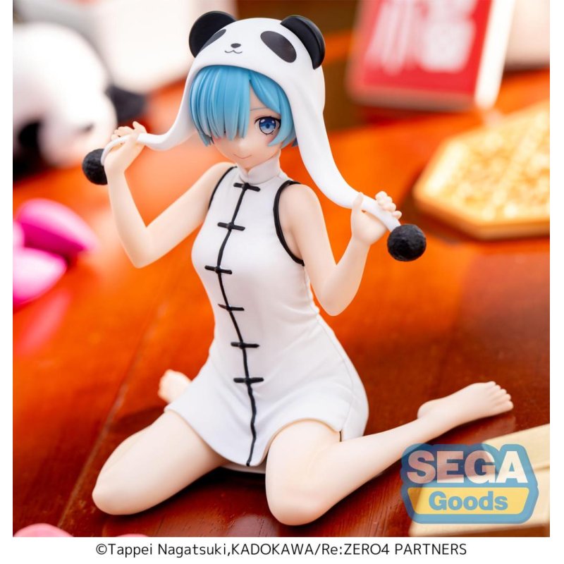 RE ZERO - Rem "Panda" - Figurine Yumemirize cm