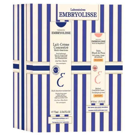 Embryolisse Laboratoires Laitcreme Concentre 75 Ml Soin Blush De Peau Abricot 30 Ml Set