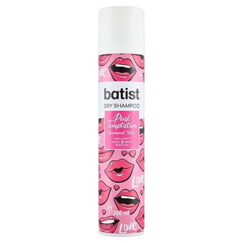 Batist Pink Temptation Dry Shampoo With Vanilla Fragrance 200 Ml