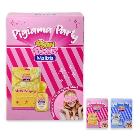 Malizia Bon Bons Pyjama Party Eau De Toilette 50 Ml Assorted With Face Mask And Sleeping Mask