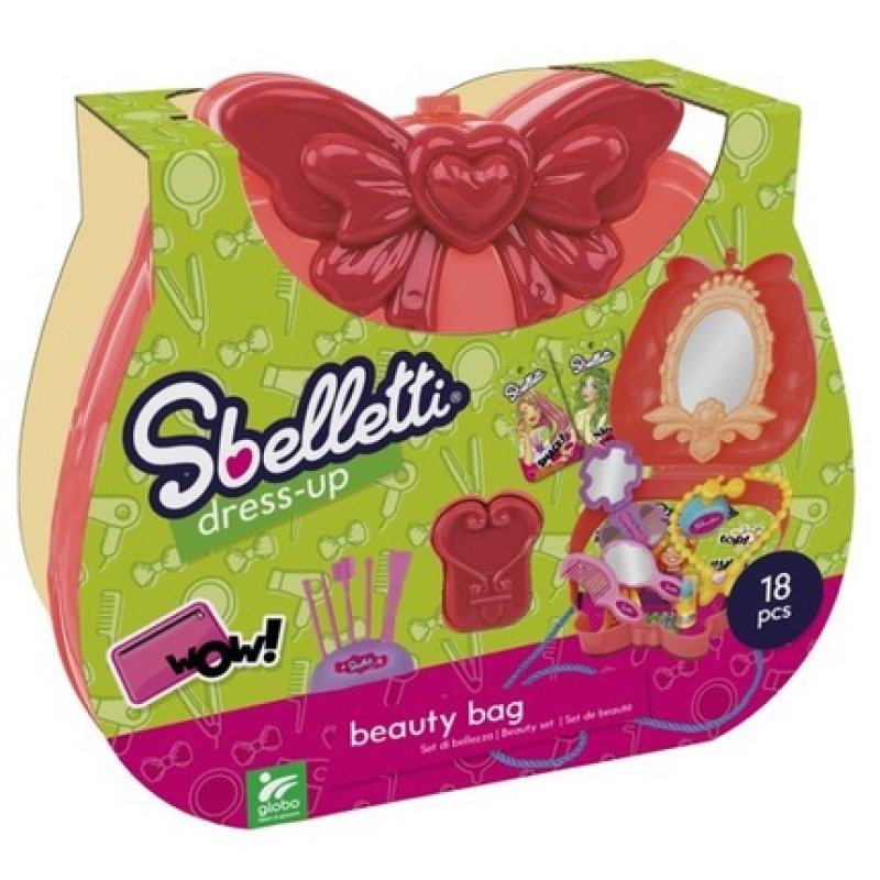 Sbelletti Girls Handbag With Beauty Accessories Globe