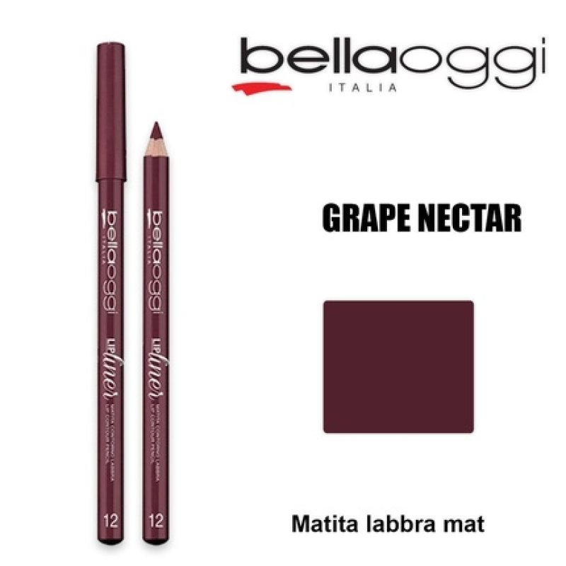 Bellaoggi Lip Liner Pencil Matte Grape Nectar