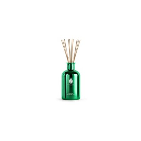 Collesi Green Wicker Room Diffuser 500ml With 300ml Essence And Sticks