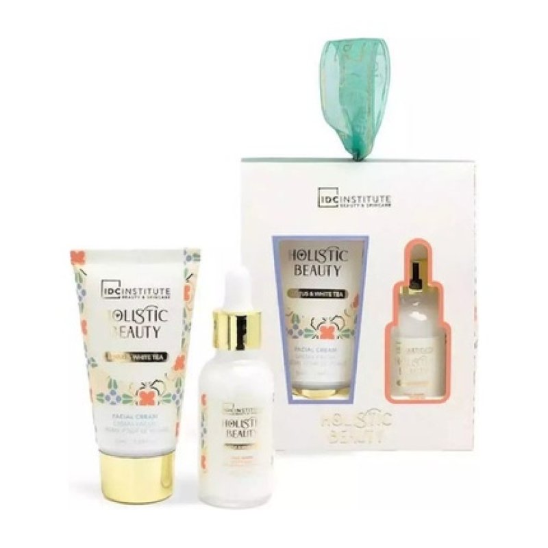 Idc Institute Holistic Beauty Lotus & White Tea Duo Set Face Cream 50ml & Face Serum 30ml