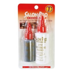 Salon Pro Anti Fungus Super Hair Bond Glue And Remover Lotion Combo