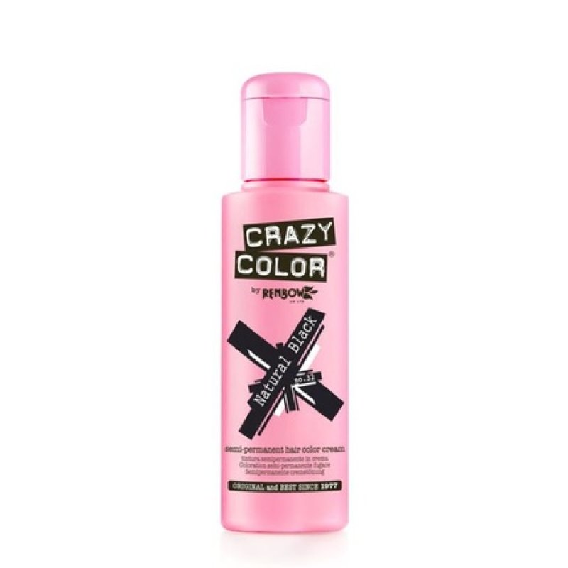Crazy Color 4x100ml 32 Natural Black Hair Color