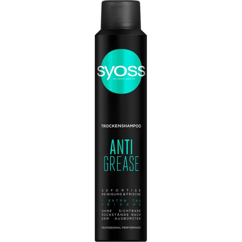 SYOSS Anti-Grease 200 ml Shampoing sec Professionnel