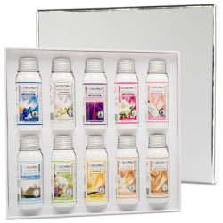 Horomia Gift Sets Laundry Perfumes Italian Premium Silver 10 Pieces X 50 Milliliters