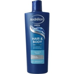 Andrelon Shampoo Hair & Body For Men 400 Ml
