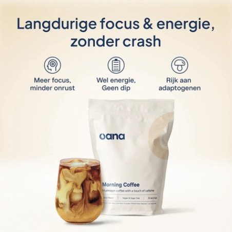 Oana Mushroom Coffee With Magnesium Rhodiola Rosea Panax Ginseng Reishi Mushroom Ginkgo Biloba Ltheanine And Zinc