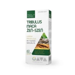 Medica Herbs Tribulus Maca Ginseng 60 Capsules