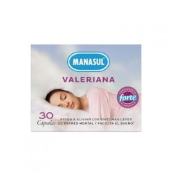 Manasul Valerian Forte 30 Capsules Health Supplement