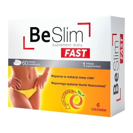 Be Slim Fast Tablets Supporting Weight Loss 60 Pieces