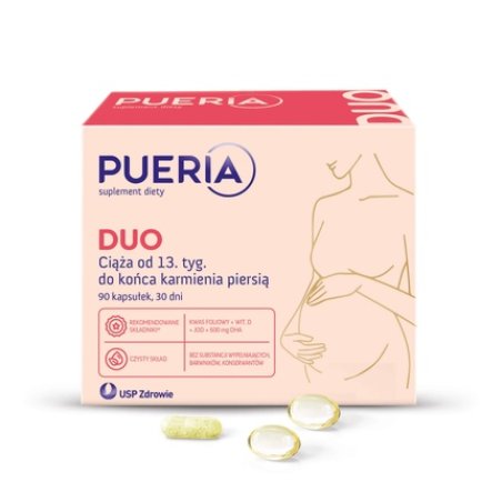 Pueria Duo Vitamin Capsules For Pregnant Women 90 Pieces