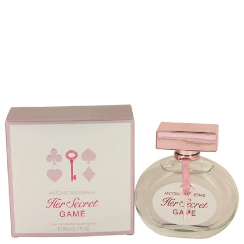 Antonio Banderas Her Secret Game Eau de Toilette Spray for Women 2.7 oz