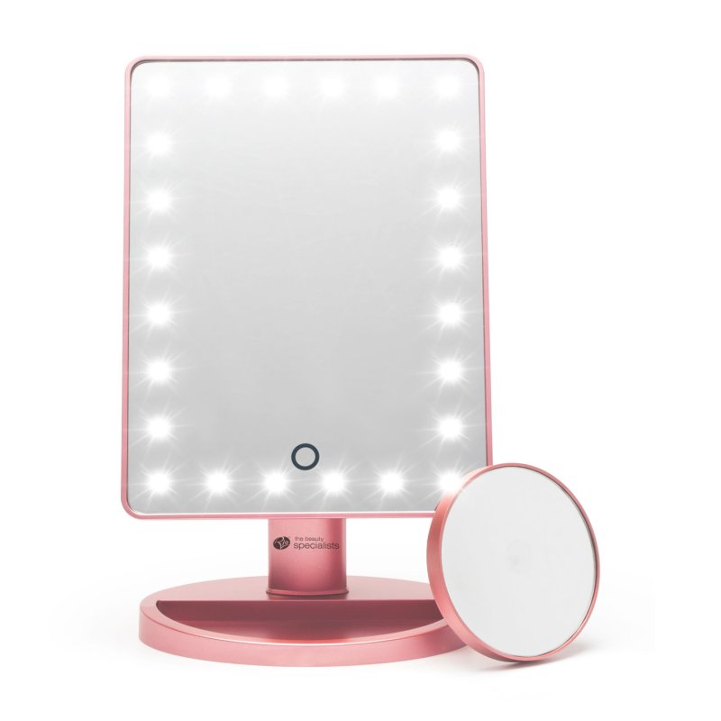 Rio MMSP-RG miroir de maquillage Autonome Rectangulaire Or rose
