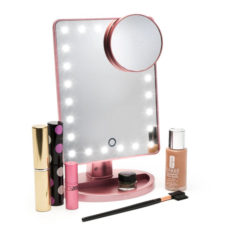 Rio MMSP-RG makeup mirror Freestanding Rectangular Rose gold