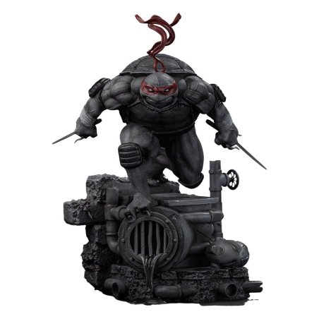 Teenage Mutant Ninja Turtles Art Scale Statue 1/10 Raphael Black and White Variant 26 cm heo exclusive