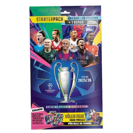 UEFA Champions League 2025/26 Sticker Collection Starter Pack