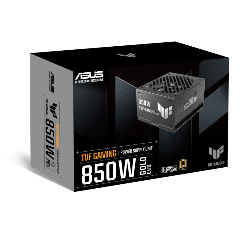 ASUS TUF-GAMING-850G-EVO unité d'alimentation d'énergie 850 W 20 4 pin ATX ATX Noir