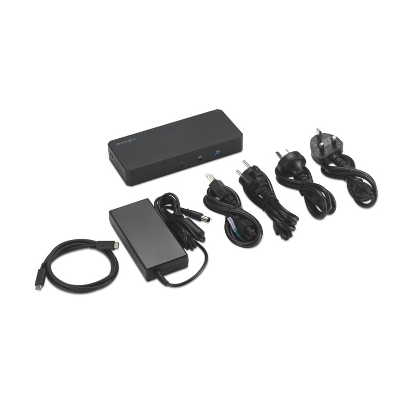Kensington Station d’accueil sans pilote USB-C 10 Gbits/s avec triple sortie vidéo EQ SD4843P