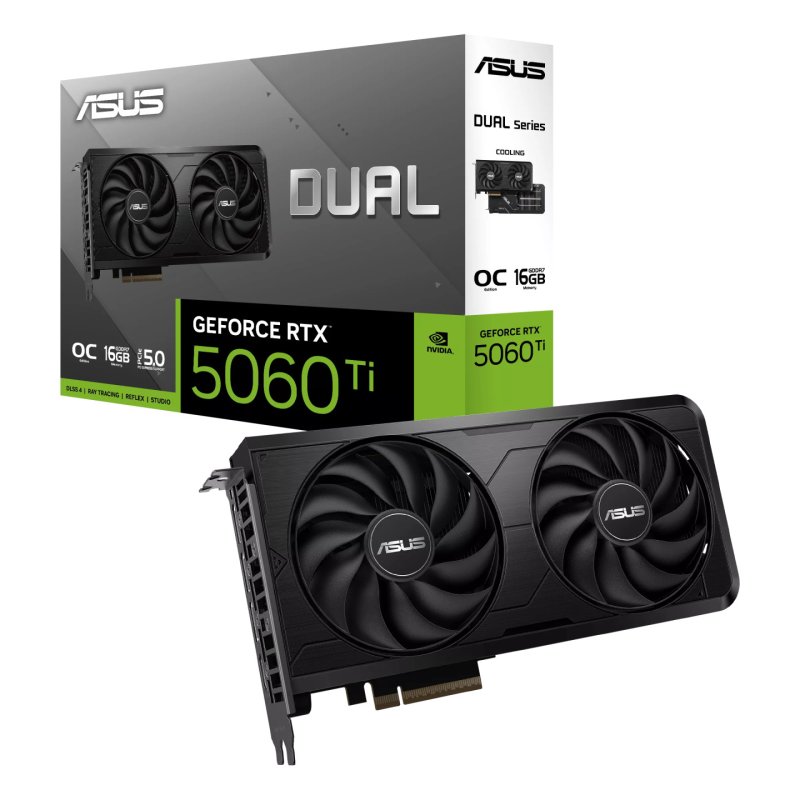 ASUS Dual GeForce RTX 5060 Ti EVO OC Edition NVIDIA 16 Go GDDR7