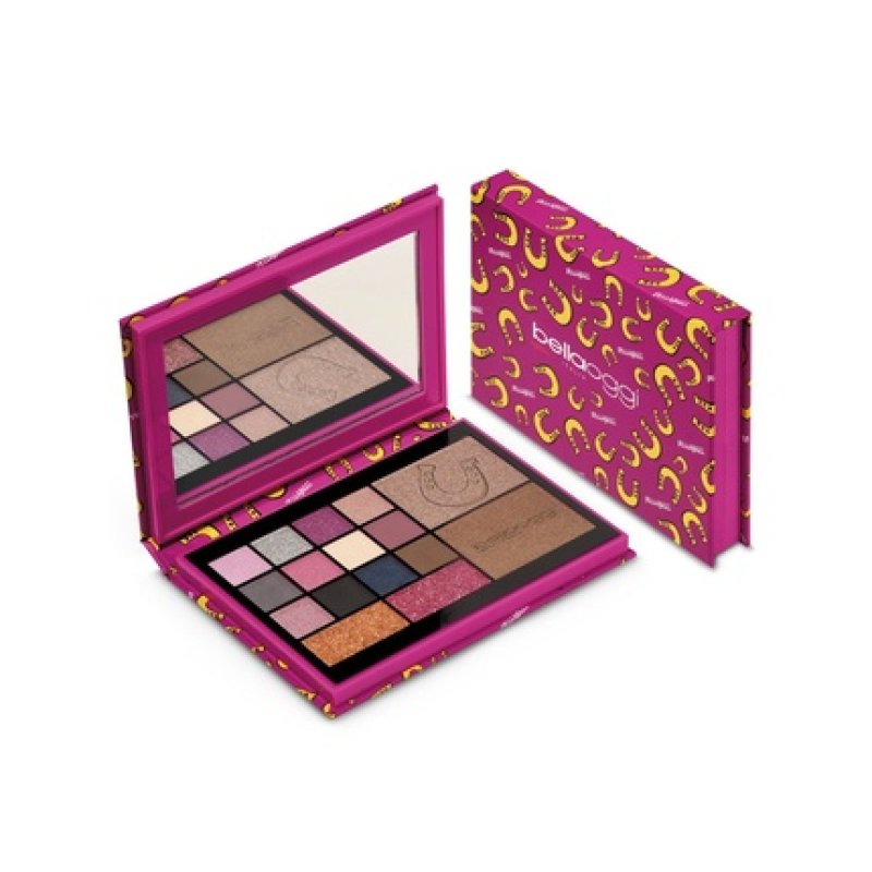 Bellaoggi Makeup Palette With 12 Eyeshadows 2 Special Eyeshadows And 2 Highlighters