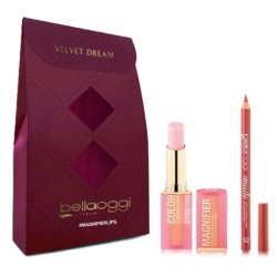 Bellaoggi Lip Balm Set Velvet Dreams Magnifier Lips Pencil