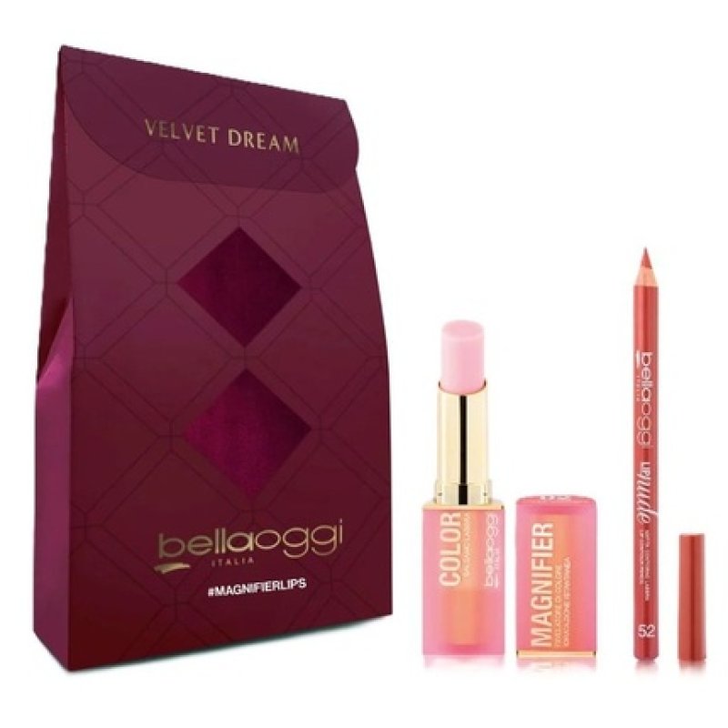 Bellaoggi Lip Balm Set Velvet Dreams Magnifier Lips Pencil
