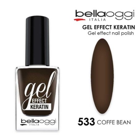 Bella Oggi Gel Effect Keratin Nail Polish With Keratin 533