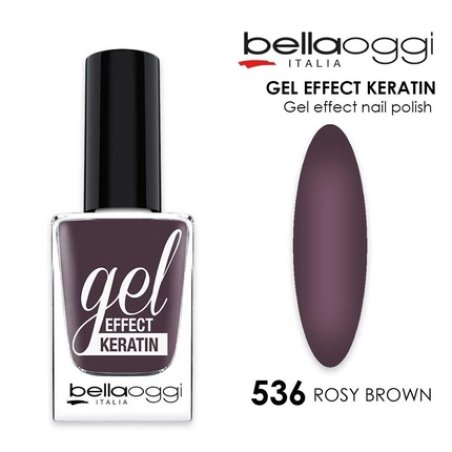 Bella Oggi Gel Effect Keratin Nail Polish With Keratin 536