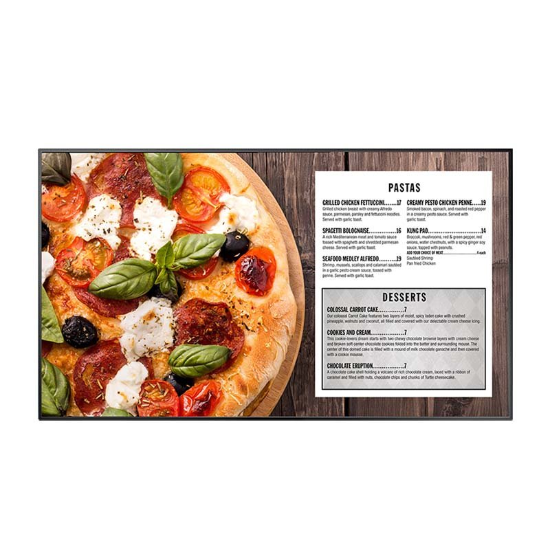 AG Neovo QM-65 Digital signage flat panel 163.8 cm (64.5") LCD 350 cd/m² 4K Ultra HD Black