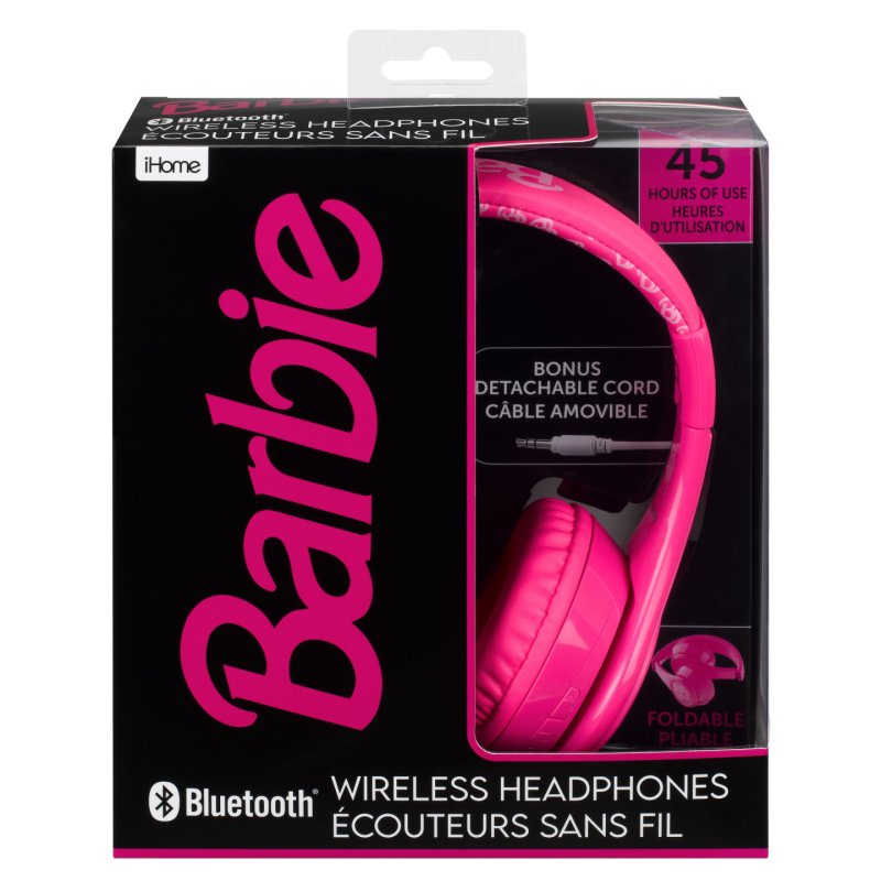 iHome - Barbie Premium Bluetooth Headphones