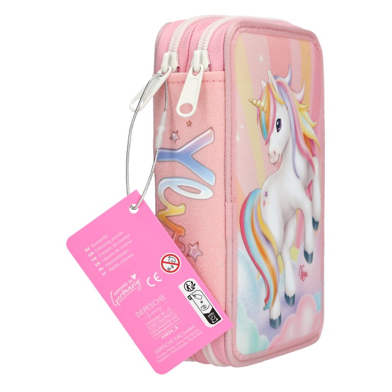 Ylvi - Double Pencil Case - SUGAR POP