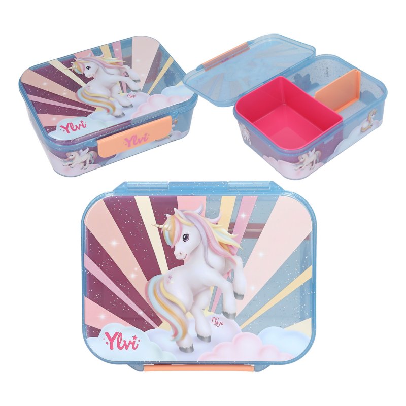 Ylvi 0414145 gamelle Boîte de rangement alimentaire Polypropylène (PP) Bleu, Transparent 1 pièce(s)