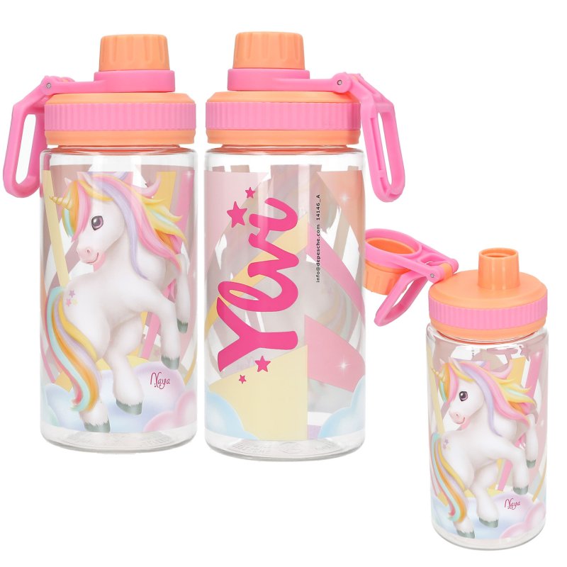 Ylvi 0414146 gourde Utilisation quotidienne 500 ml Polypropylène (PP), Silicone, Tritan Multicolore