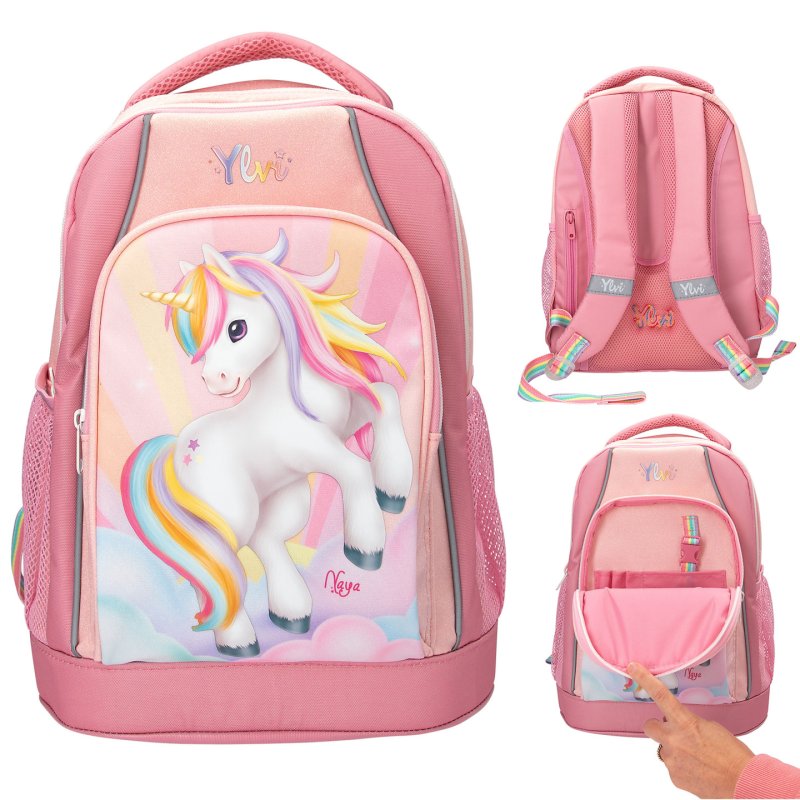 Ylvi - School Backpack - SUGAR POP - Rainbow