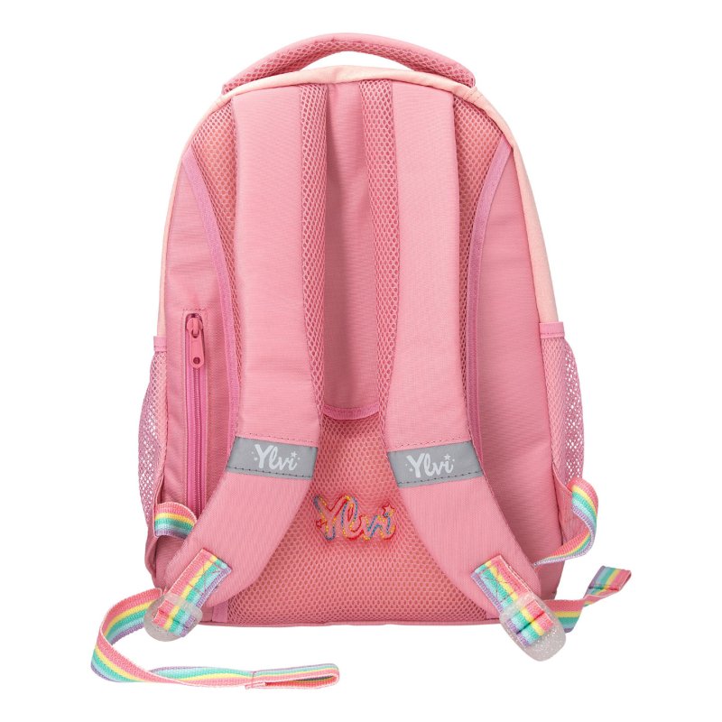 Ylvi 0414038 sac à dos Cartable sac à dos Rose Polyester, Polyéthylène, Polypropylène (PP), Polyvinyl chloride