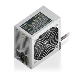 FUENTE ALIMENTACION AISENS ATX 500W OEM PLATA