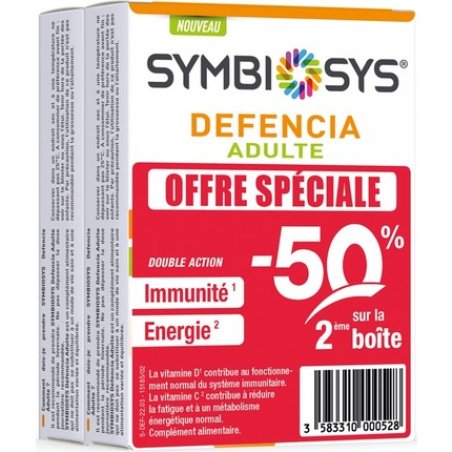 Biocodex Symbiosys Defencia Adult Set Of 2 X 30 Capsules