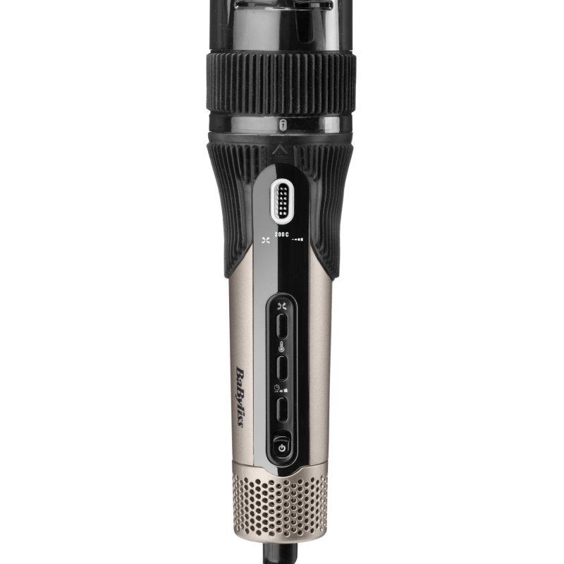 BaByliss C6688E brosse soufflante et fer à lisser Fer à friser automatique À chaleur Métallique 440 W 2,4 m