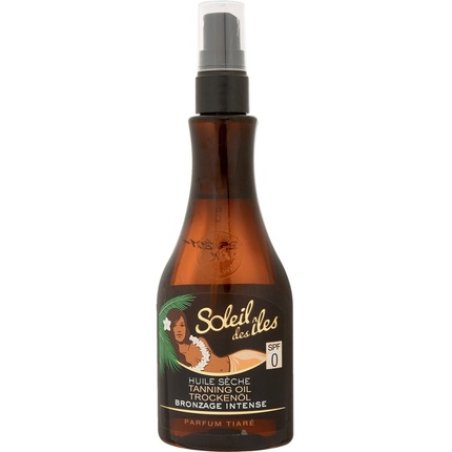 Island Sun Sun Lotion Sunscreen Dry Sun Oil Tahitian Monoi Intense Tan 150 Ml