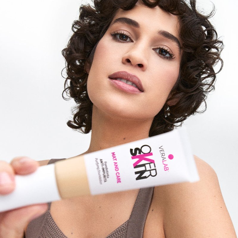 Veralab Antiblemish Foundation 01 Porcelain 30 Ml